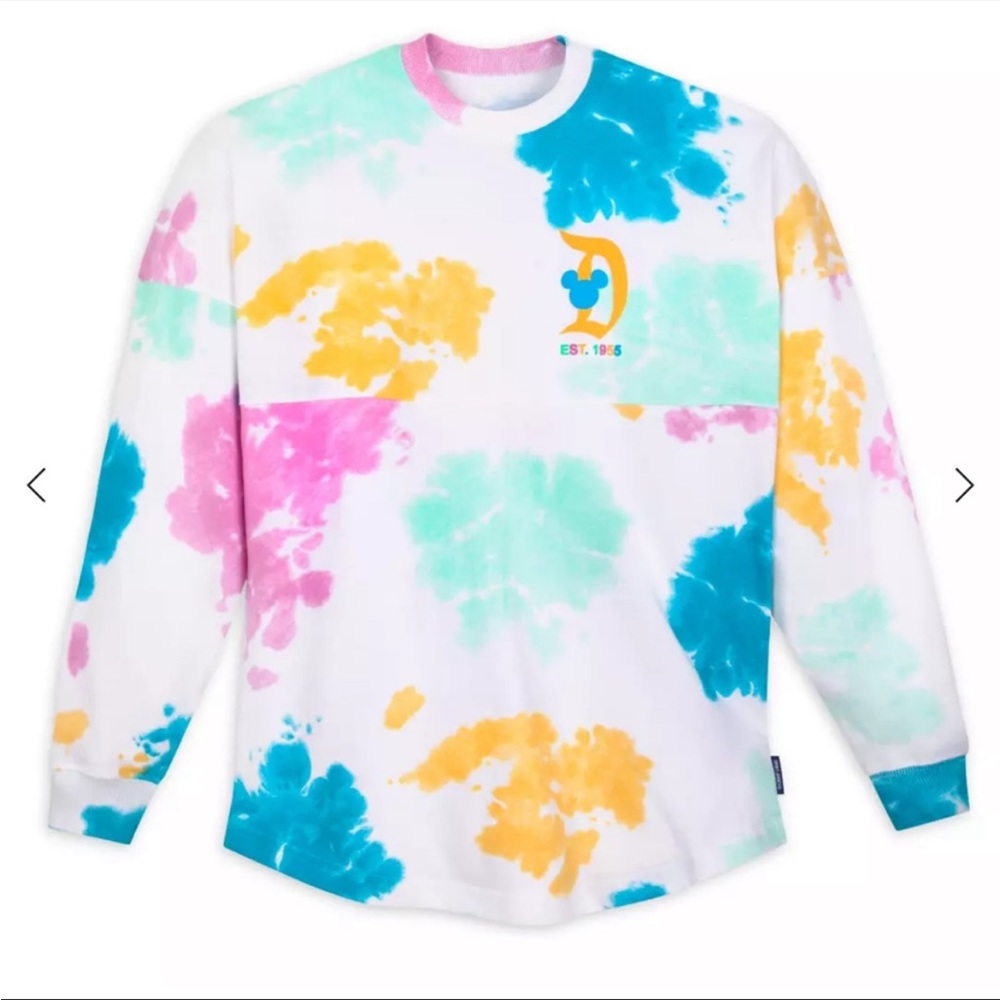 Tie Dye Disneyland Spirit Jersey! Worn once! Size Large, Oversized